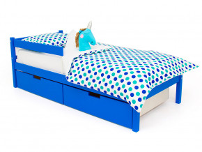 Кровать Svogen classic с ящиками и бортиком синий в Сухом Логу - suhoj-log.magazinmebel.ru | фото