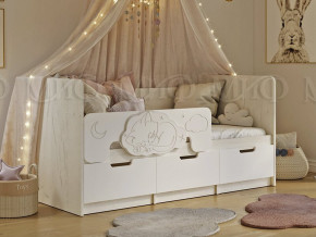 Кровать Юниор-4 800х1600 Шарли Белый в Сухом Логу - suhoj-log.magazinmebel.ru | фото