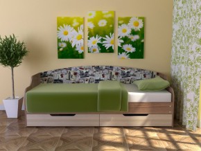 Кровать Юниор Тип 2 Микровелюр-марки 800х1600 в Сухом Логу - suhoj-log.magazinmebel.ru | фото