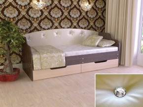 Кровать Юниор Тип 2 Венге/дуб молочный 800х1600 в Сухом Логу - suhoj-log.magazinmebel.ru | фото