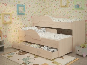 Кровать выкатная Радуга с ящиком 80х160 млечный дуб в Сухом Логу - suhoj-log.magazinmebel.ru | фото