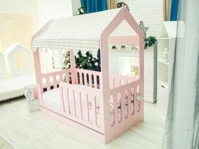 Кроватка-Домик с ящиком розовая в Сухом Логу - suhoj-log.magazinmebel.ru | фото