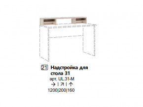 Надстройка для стола 31 (Полка) в Сухом Логу - suhoj-log.magazinmebel.ru | фото