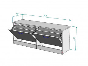 Обувница W55 в Сухом Логу - suhoj-log.magazinmebel.ru | фото - изображение 3