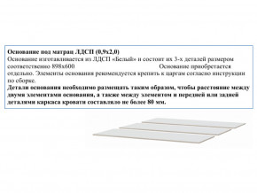 Основание из ЛДСП 0,9х2,0м в Сухом Логу - suhoj-log.magazinmebel.ru | фото