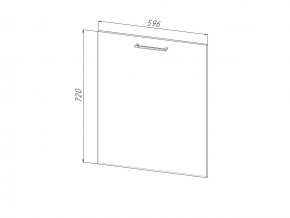 П 60 Комплект для посудомоечной машины 600 мм (цоколь + фасад) ЛДСП в Сухом Логу - suhoj-log.magazinmebel.ru | фото