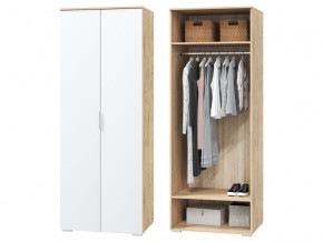 Шкаф для одежды 2-х дверный Сканди белый в Сухом Логу - suhoj-log.magazinmebel.ru | фото - изображение 1