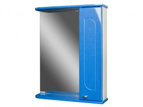 Шкаф зеркало Радуга Синий металлик 50 левый/правый в Сухом Логу - suhoj-log.magazinmebel.ru | фото