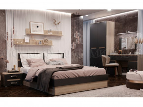 Спальня Ким Графит софт, сонома в Сухом Логу - suhoj-log.magazinmebel.ru | фото