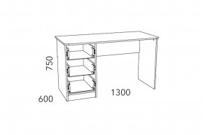 Стол письменный Фанк НМ 011.47-01 М2 в Сухом Логу - suhoj-log.magazinmebel.ru | фото - изображение 3