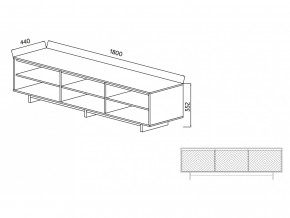 Тумба для ТВА Moderno-1800 Ф4 в Сухом Логу - suhoj-log.magazinmebel.ru | фото - изображение 4