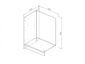 ЗК 60Л	Модуль завершающий Левый на 600мм в Сухом Логу - suhoj-log.magazinmebel.ru | фото